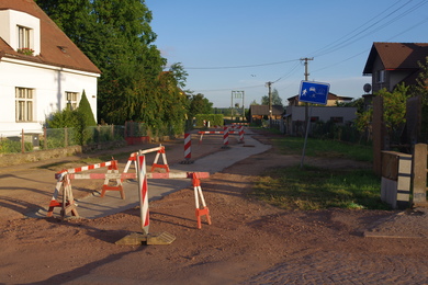 Výstavba kanalizace v ulici Dukelská